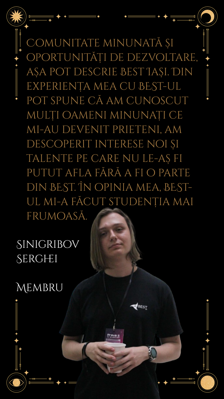 Testimonial Serghei | BEST Iași
