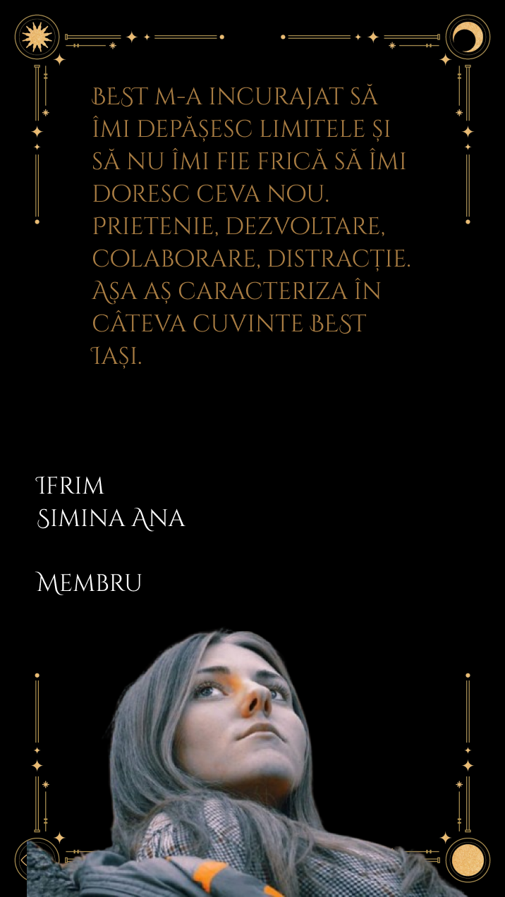 Testimonial Simina | BEST Iași