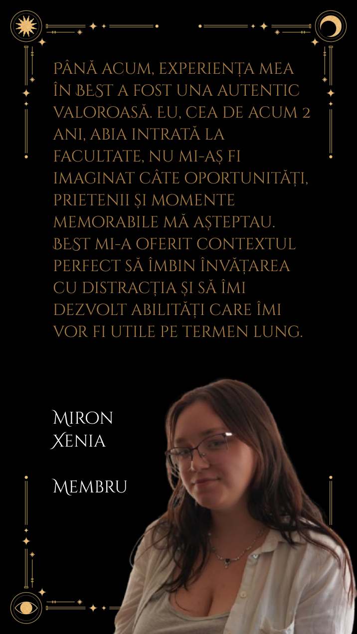 Testimonial Xenia | BEST Iași